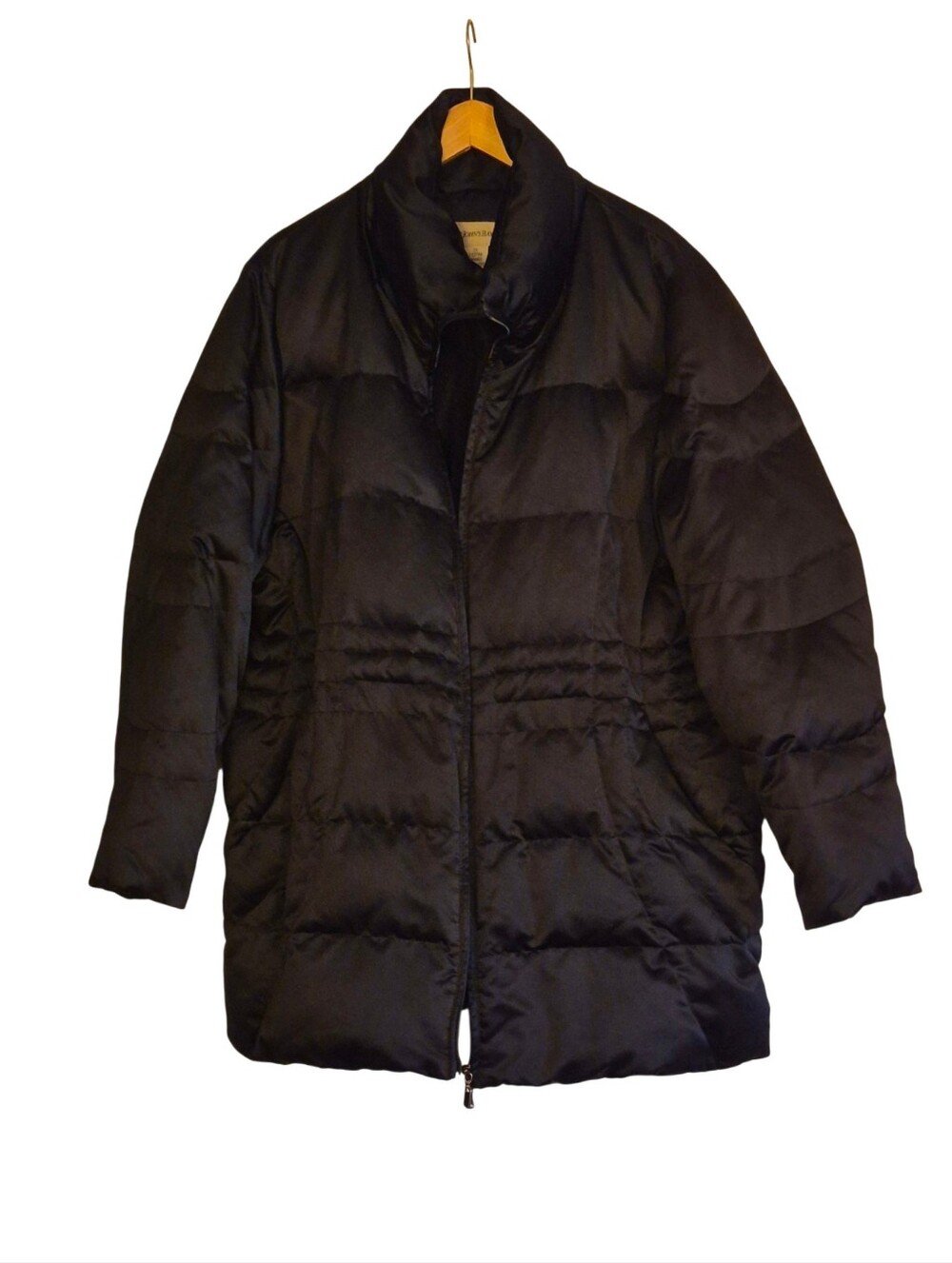 Women's Black Puffer Jacket - Classic Quilted Coat 2X